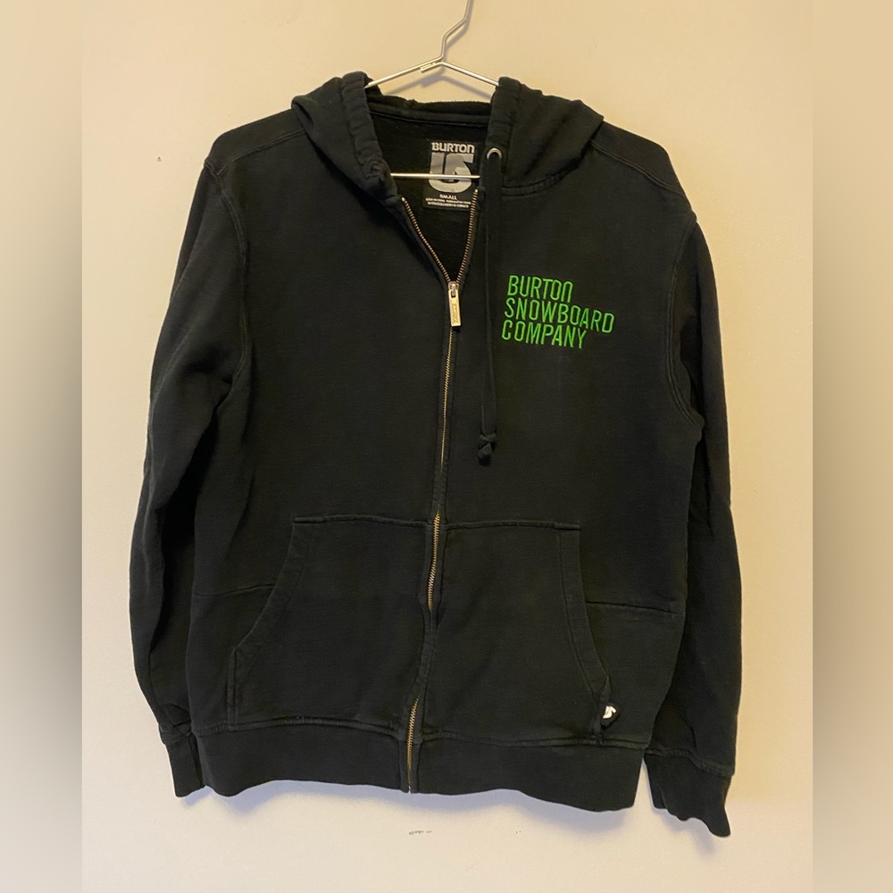 Burton Snowboard company zippered sweatshirt men’s size small